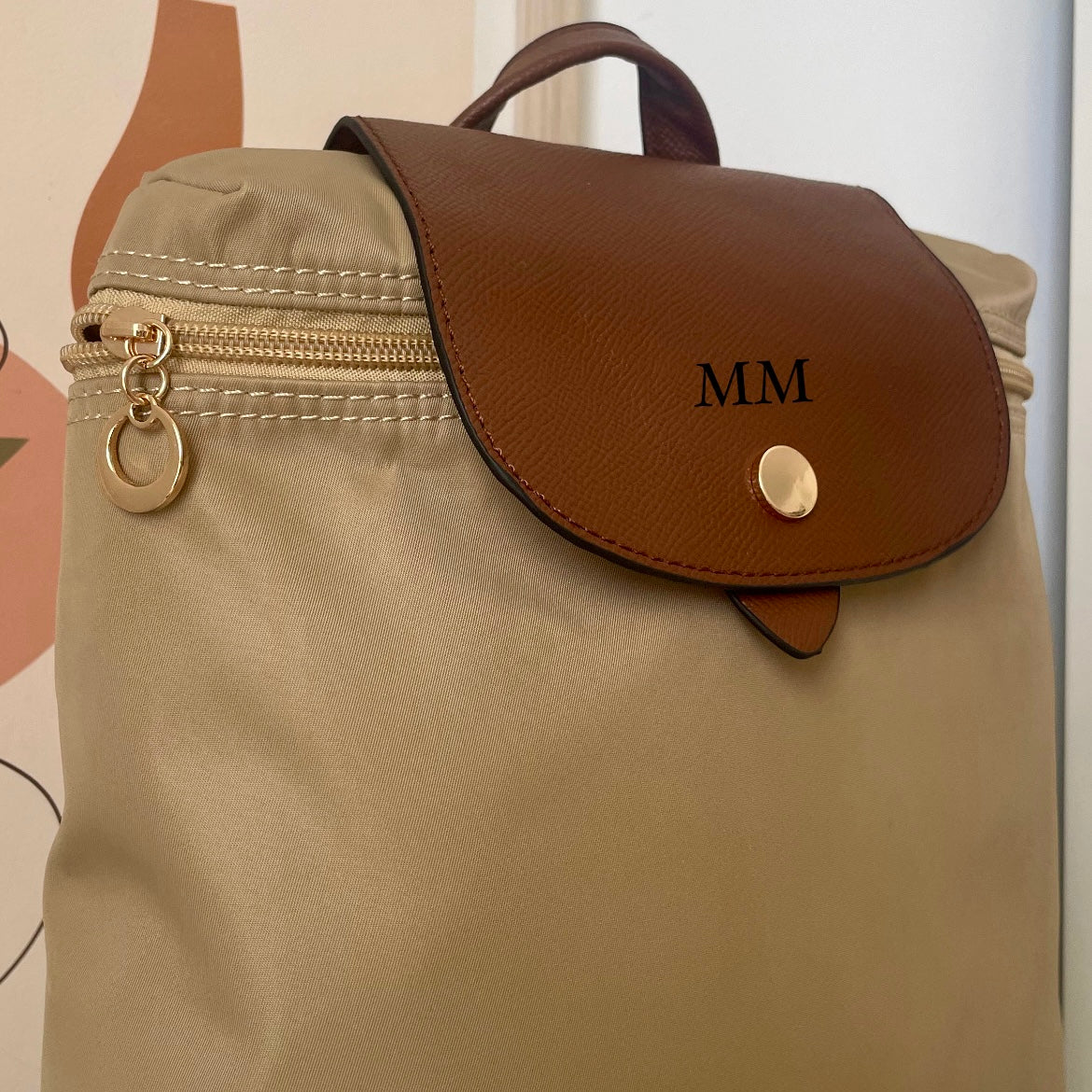 Mochila Luísa Bege