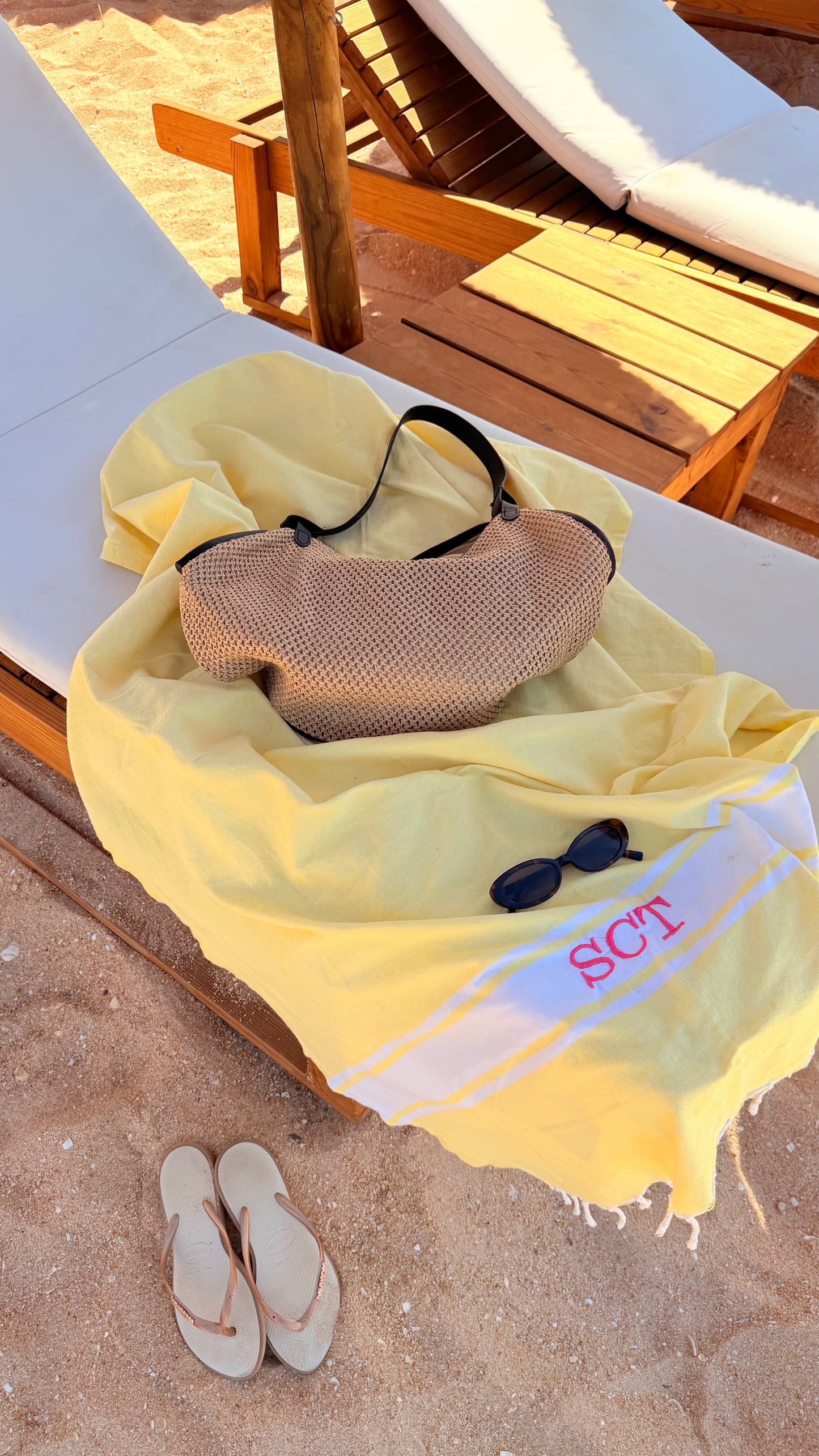 Bolsa de praia + toalha