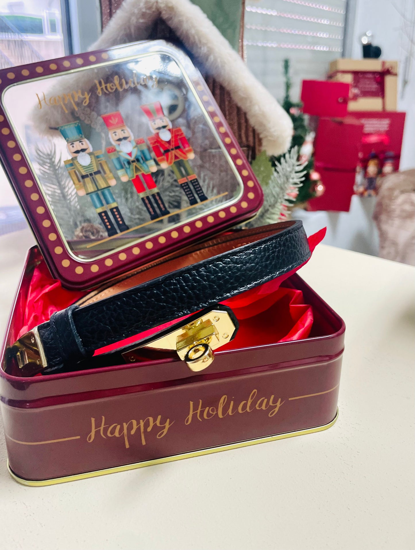 Cinto em pele genuína