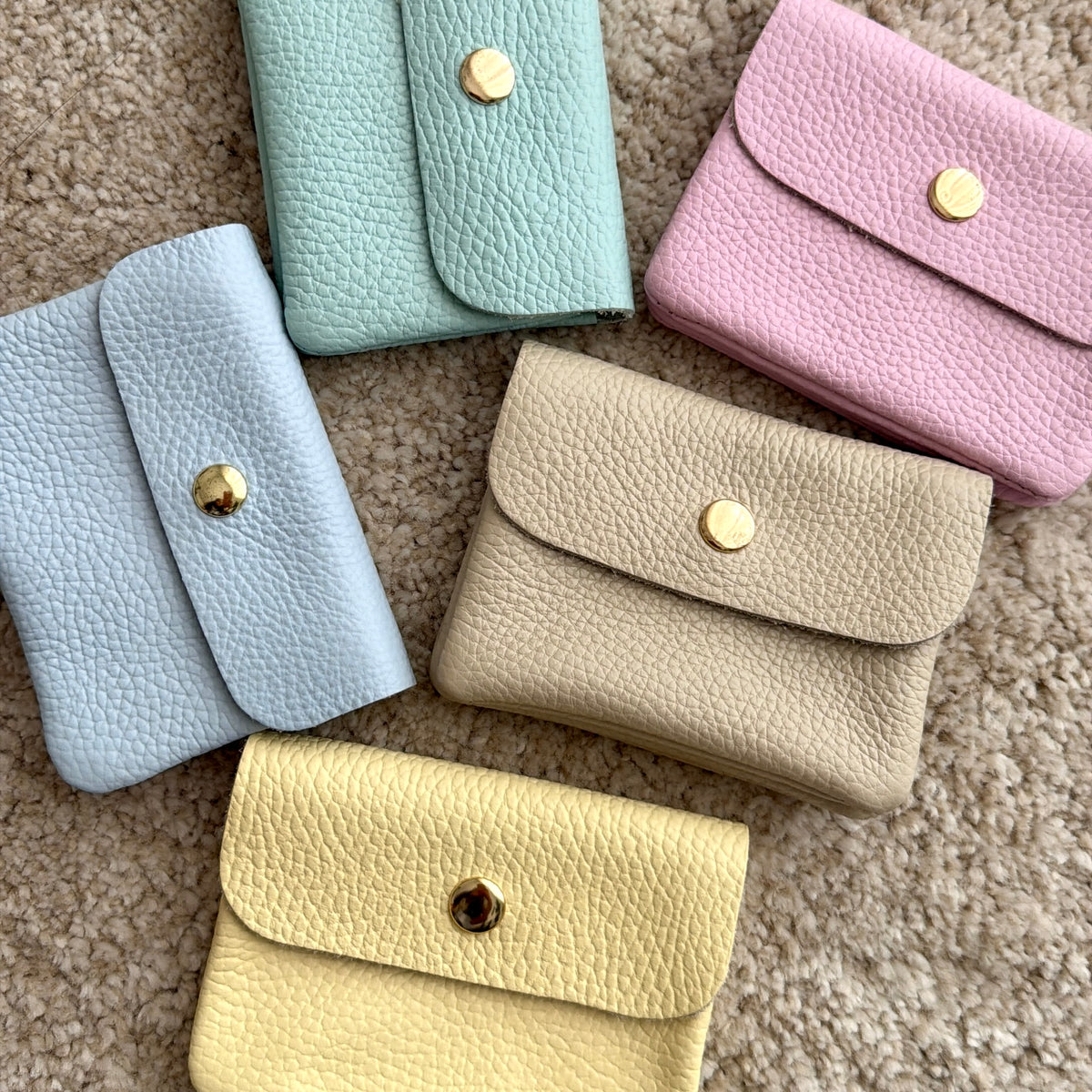 Porta moedas chiara em PELE