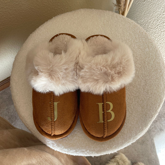 Chinelo luna CAMEL C/Costura