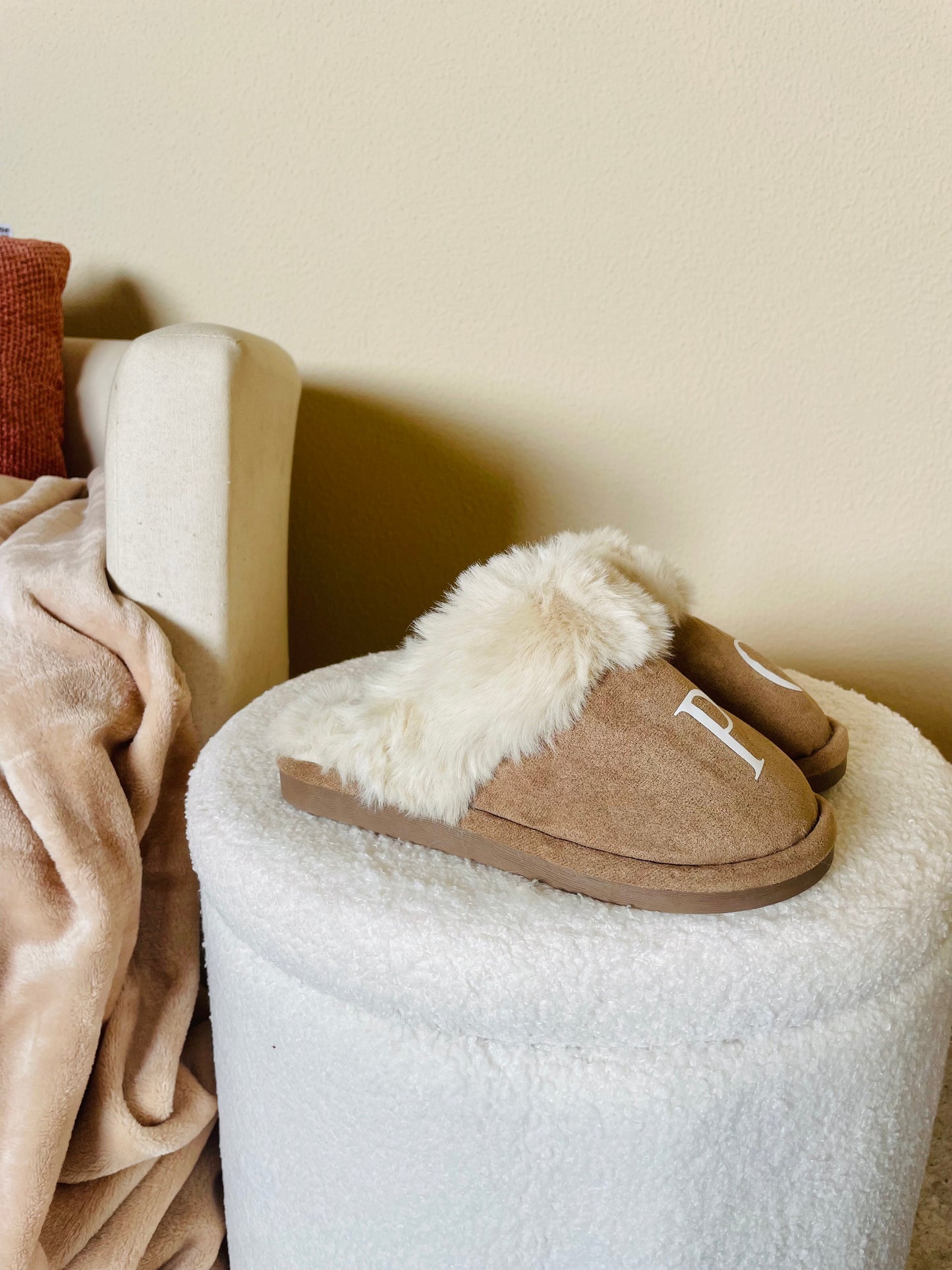 Chinelo luna TAUPE S/costura