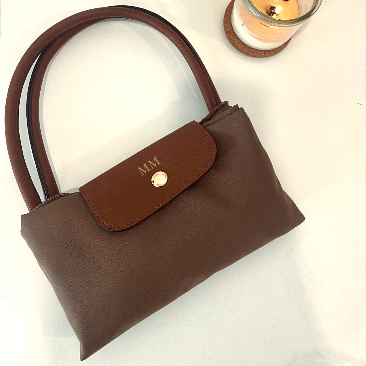 MALA Luísa sem alça CHOCOLATE