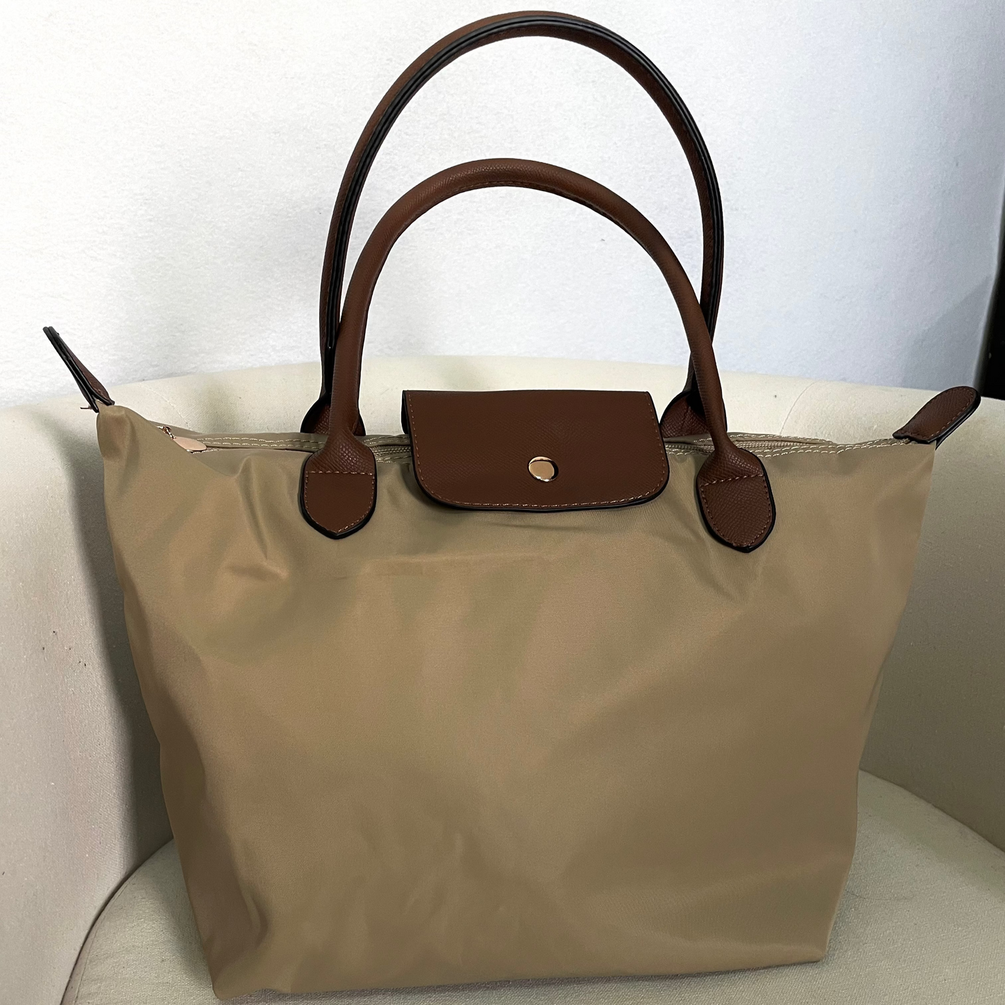 Mala Luísa M bege escuro