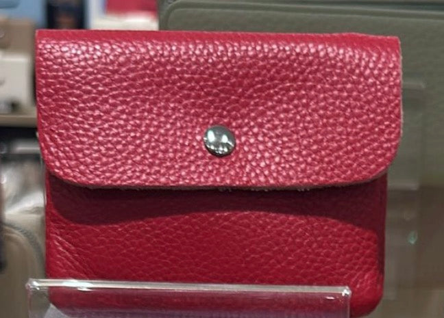 Porta moedas em pele