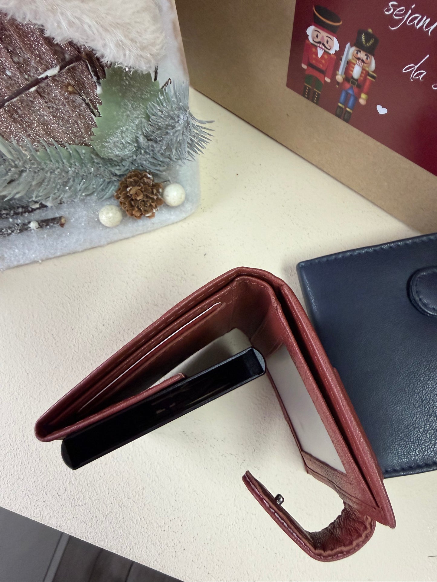 Carteira de homem em pele