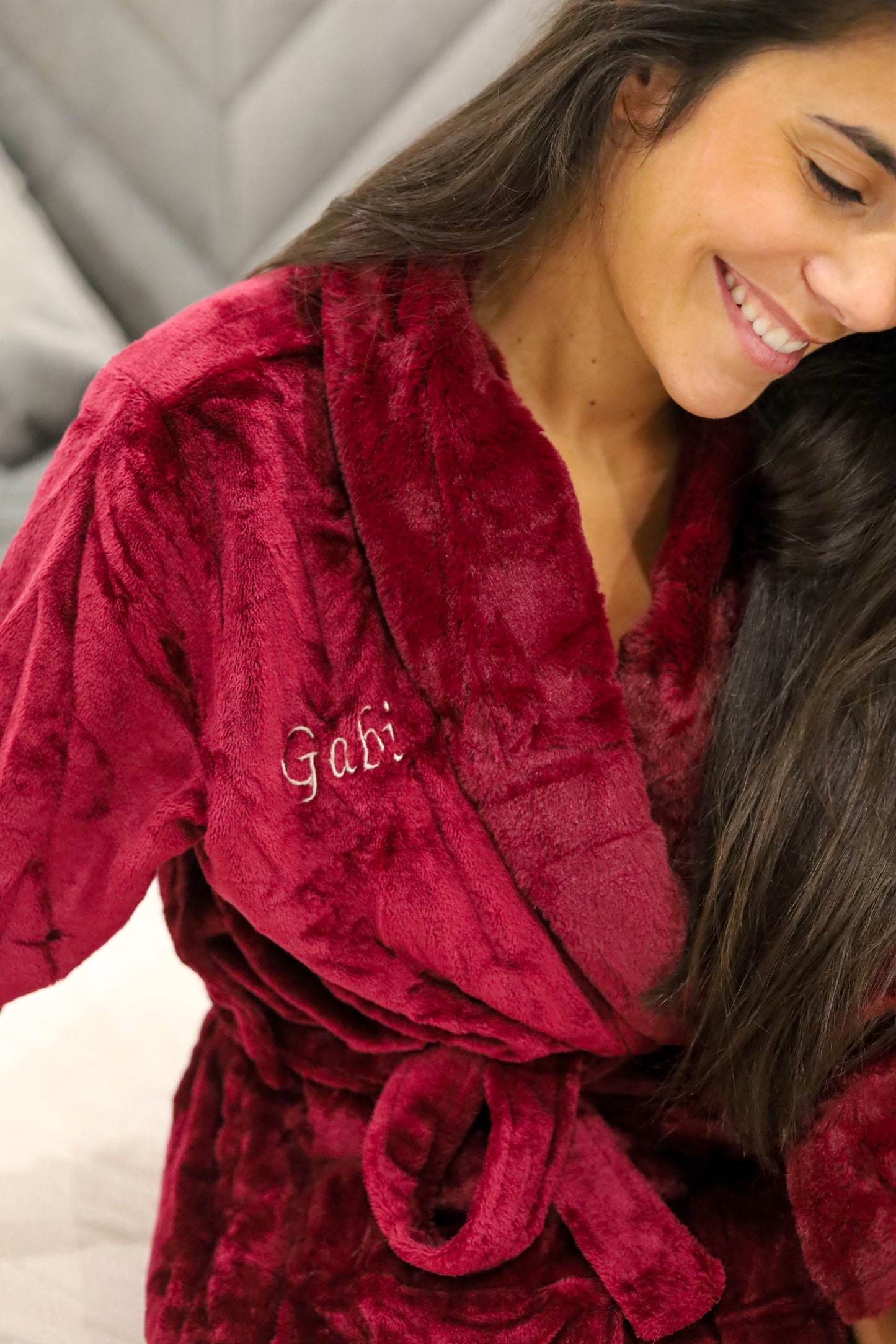 Robe personalizado Bordô