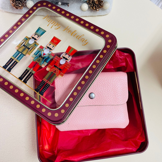 Porta moedas em pele