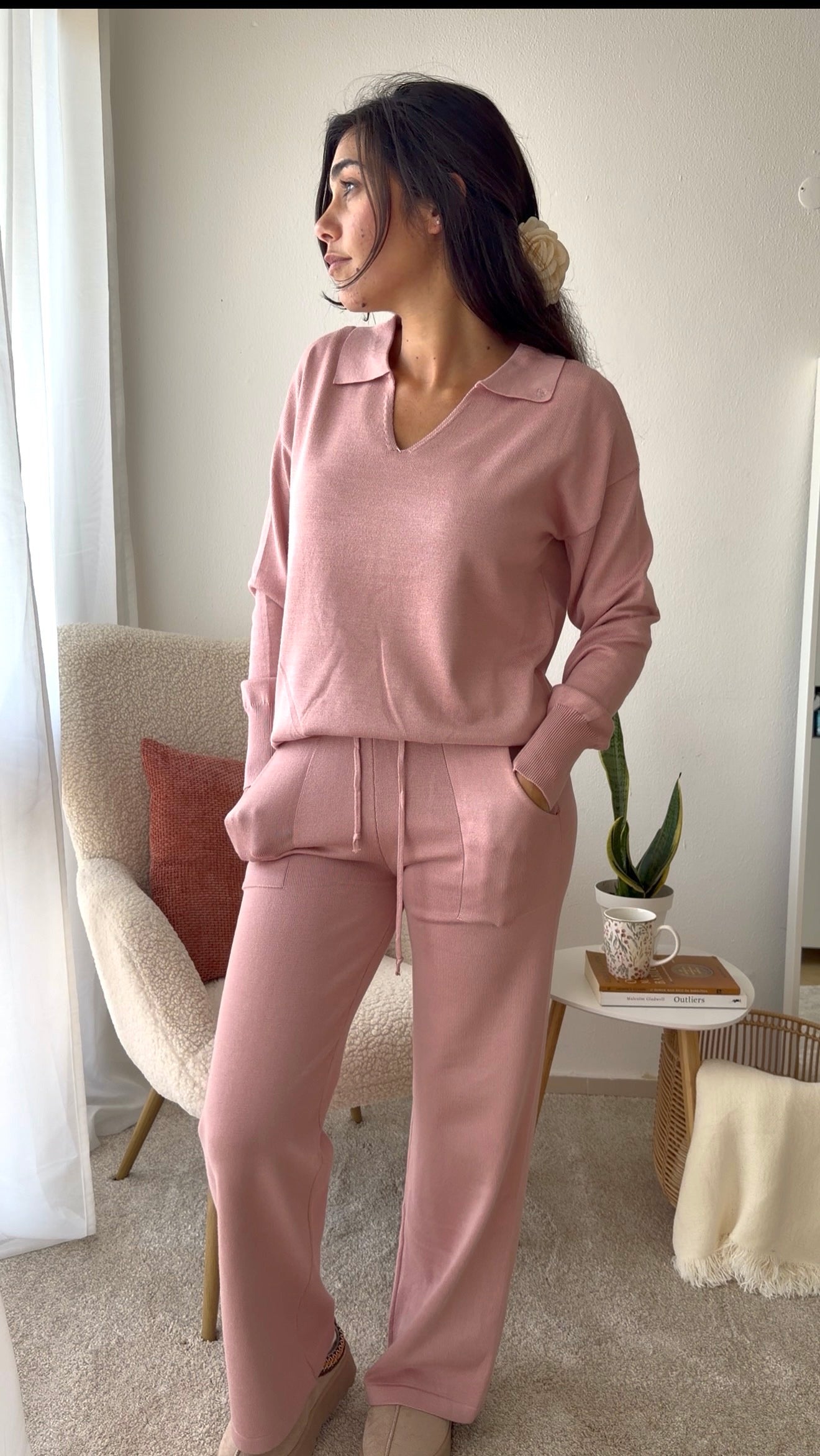 Conjunto Malha Rosa