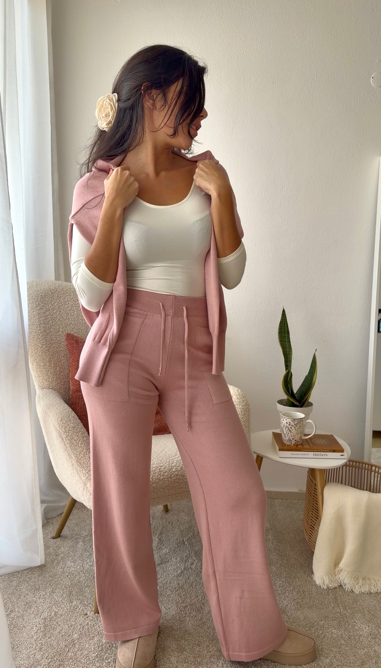 Conjunto Malha Rosa